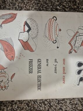 Vintage General Electric Freezer Use & Care Manual